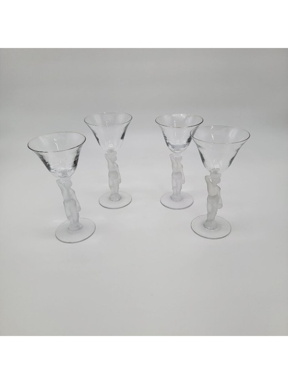 Set Of 4 Bayel Crystal Bacchus Cordial Glasses